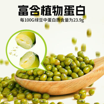 赤川 赤峰绿豆5斤 东北绿小豆（绿豆汤 真空装 杂粮粗粮) 商品图4