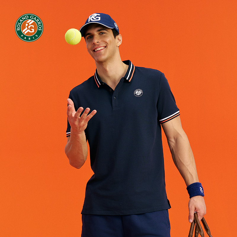 罗兰加洛斯法网官方正品 Roland Garros 2021夏季新款男士POLO衫