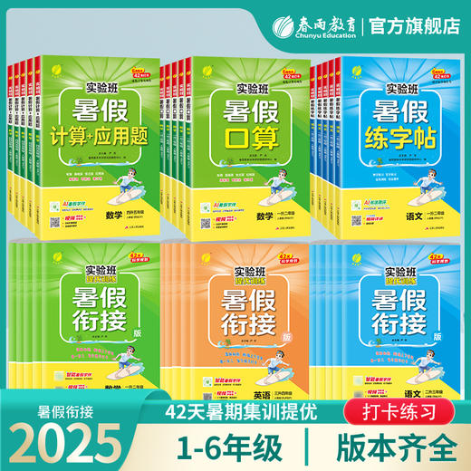 2025小学暑假衔接 暑假专项 语文/数学/英语 人教/苏教/北师大/译林版/青岛版 一二三四五六年级 123456年级【拼团专用】 商品图0