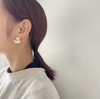 tamas 米黄串珠耳钉/耳夹 商品缩略图1