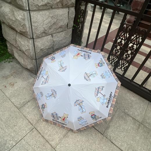 F668配礼盒 🐻🐻🐻burberry最新火爆三折口袋伞晴雨伞 商品图0