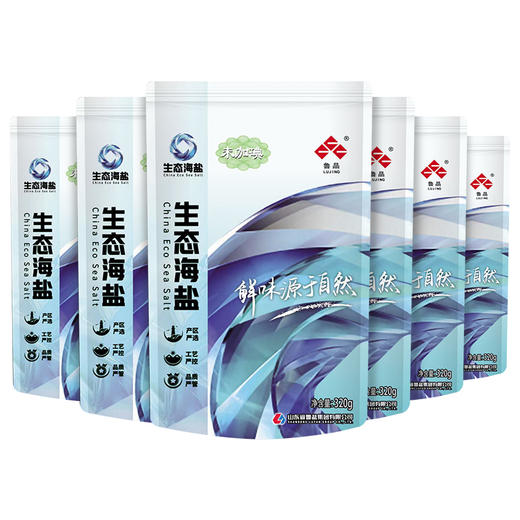 上新鲁晶未加碘生态海盐320g无碘盐零添加抗结剂食用盐保护区产地 商品图5