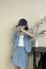 WHO KNOWS 率性工装风短款衬衫半裙套装 20619 商品缩略图0