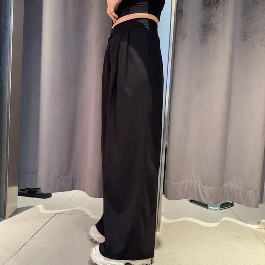 NC腰头亮扣束带设计阔腿裤50420（黑）夏季152540140321 商品图2