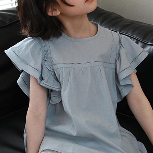 裁缝学苑TH01女童韩版童装女孩小飞袖上衣娃娃衫纸样衬衫打版裁剪 商品图2