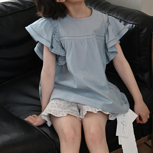 裁缝学苑TH01女童韩版童装女孩小飞袖上衣娃娃衫纸样衬衫打版裁剪 商品图4