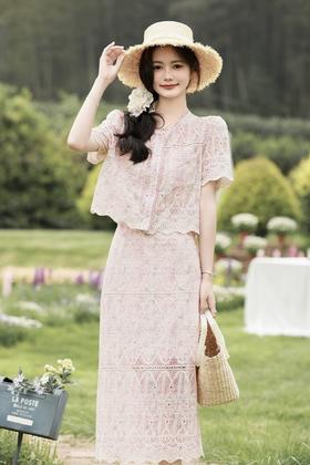 Le Malene 浪漫优雅外套半裙套装 20629