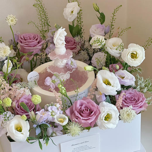 粉紫许愿池（鲜花不一定能买到一样的，按色系搭配） 商品图2