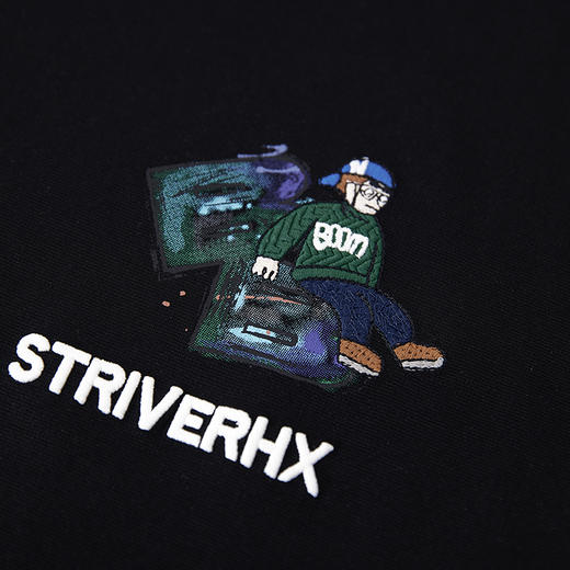 【新品上新】HX 夏季圆领短袖T恤微宽松S102522722101 商品图5