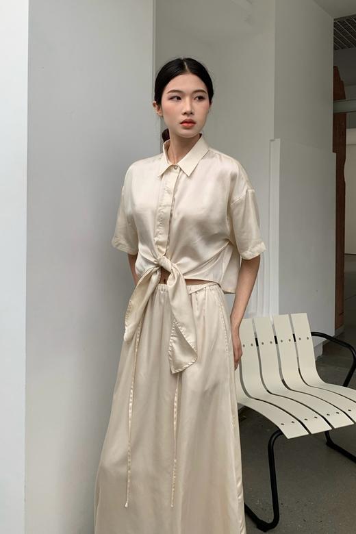 Le Malene 气质通勤衬衫半裙套装 20618 商品图1