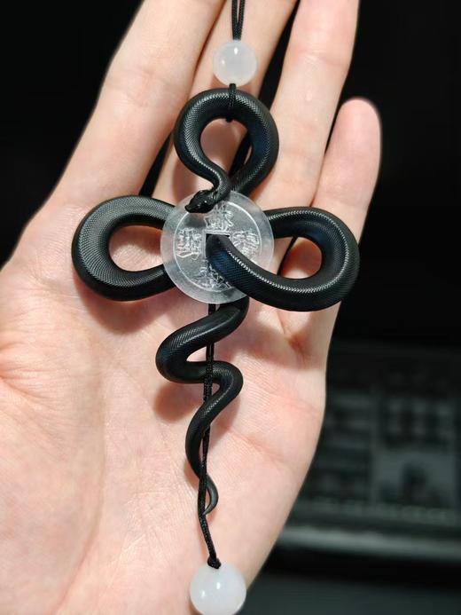 蛇主题 挂件 中国结塑料铜钱 爬宠周边文创个性礼品 ★小歪萌宠 正版 商品图1