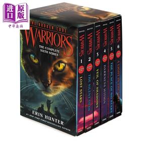 【中商原版】猫武士七部曲破灭守则6册 赠音频 560~850L Warriors The Broken Code英文原版 传奇的猫族成长励志 儿童文学桥梁章节书小说