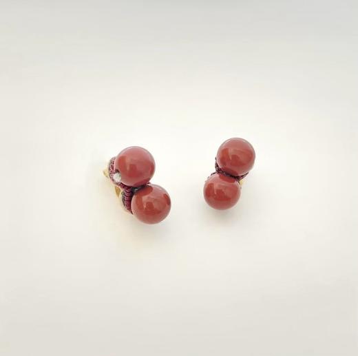 tamas 2色原珠耳钉/耳夹 商品图5