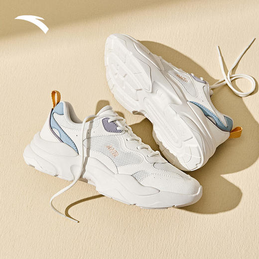 安踏引力休闲鞋女2025夏季新款软底舒适透气百搭运动鞋女鞋122538814 商品图0