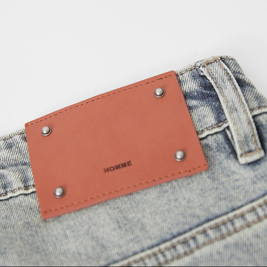 【新品上新】HX 夏季水洗牛仔五分裤微宽松手感柔软S207522059101 商品图9