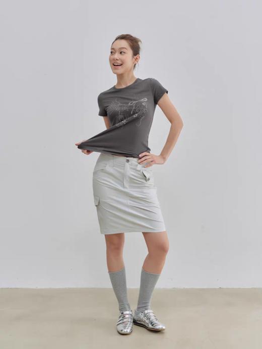 Evistub/E-5XDK463/尼龙轻户外工装短裙女夏 商品图1