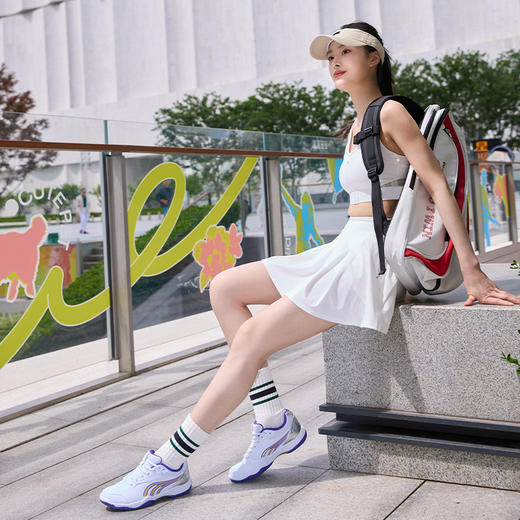 多威羽毛球鞋男女款训练鞋透气轻便运动鞋防滑耐磨专业鞋子BM35211 商品图2