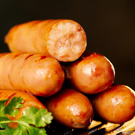 火山石烤肠 | 纯肉肠台湾风味 脆皮烤肠原味/黑椒味/飞鱼籽/黑鱼肠/杏鲍菇/无淀粉添加 低温排酸锁鲜 空气炸锅食材 商品图2