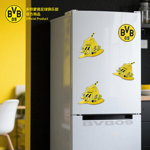 【官方正版】多特蒙德足球俱乐部 | 蜂蜜屋冰箱贴黄色锌合金材质周边 商品图3