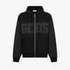 GCDS 男士字母徽标尼龙混合全拉链连帽休闲夹克外套 黑色 B1XM2001JI1 99 商品缩略图0