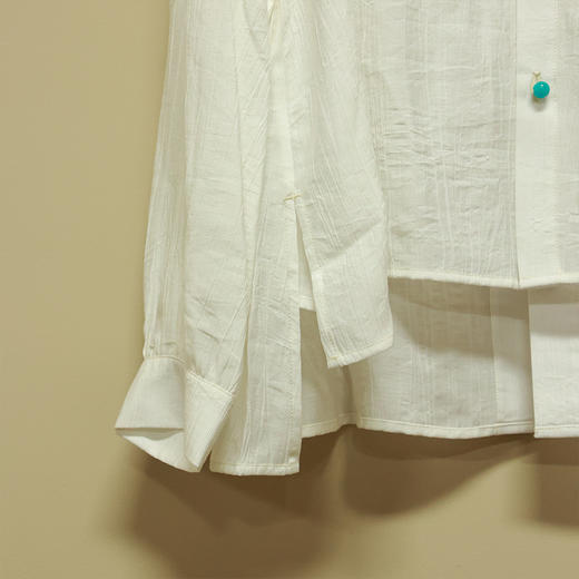 【抖音专属】开襟小衫（24710391-山矾） 商品图2