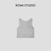 ROMI STUDIO“肤感至上”醋酸丝长绒棉混纺无袖针织背心 RWCRST3828 商品缩略图1
