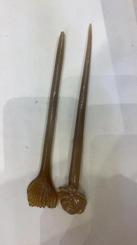 鱼尾玫瑰发簪