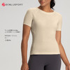 LULU同款夏季圆领修身裸感透气短袖T运动上衣  DY66196 商品缩略图6