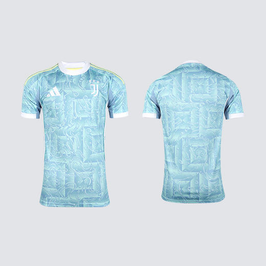 小李子阿迪达斯25/26赛季尤文图斯球迷版客场球衣成人T恤男JJ4323 商品图4