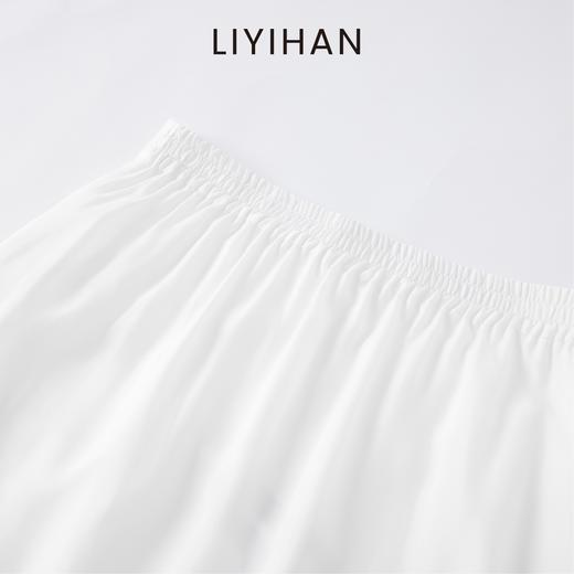 LIYIHAN稿线 2025夏时尚真丝白色印花半裙高级独特A版半身裙气质 商品图3