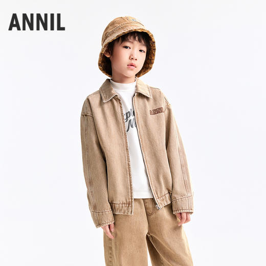 男女童夹克外套秋季新款安奈儿童装EM535502 商品图1