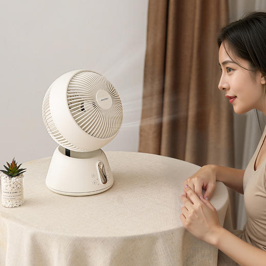 MUSUTAKU摩舒卡空气循环扇360家用台式静音风扇办公室桌面电风扇 商品图0