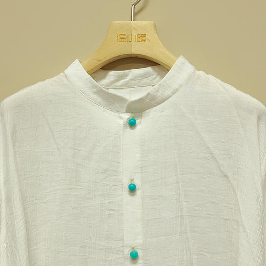 【抖音专属】开襟小衫（24710391-山矾） 商品图1