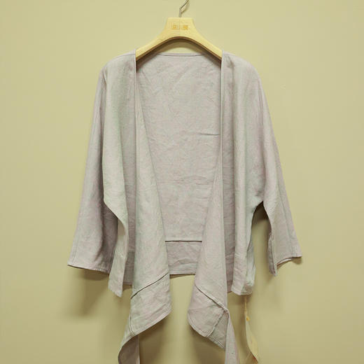 【抖音专属】新中式上衣（25710171-淡绿紫烟-设计师） 商品图0