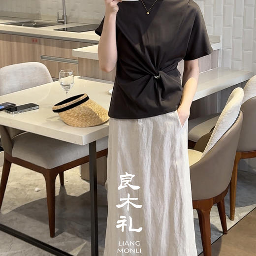 【预售7天】亚麻半裙（3335） 商品图2