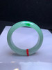 620252，52冰辣绿色手镯，冰甜绿底色，飘一抹辣绿色，干净清爽 商品缩略图0