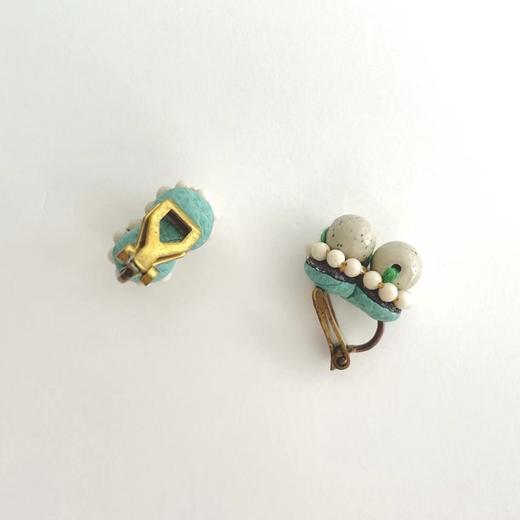 tamas 2色圆珠耳钉/耳夹 商品图5