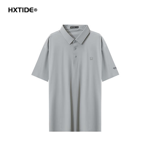 【新品上新】HX 夏季翻领短袖T恤合体S102522162101/02 商品图0