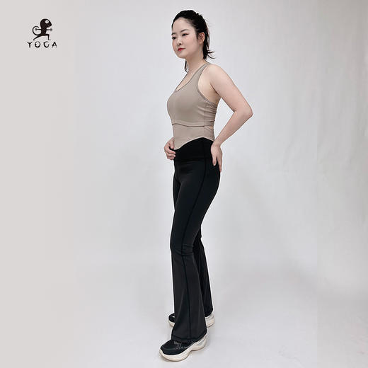 壁虎瑜伽【2506SY355+2409KZ312】微喇超模两件套（一体式胸垫）【5天发货】 商品图2