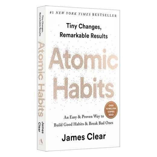 原子习惯 英文原版 Atomic Habits 建立好习惯打破坏习惯的简单方法 微小的习惯对生活的巨大影响力 James Clear 英文版进口英语书籍 商品图1