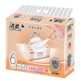 洁柔PR073-06百花香软抽纸巾