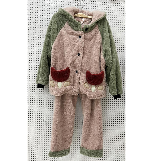 儿童冬季家居服套装加厚睡衣绒套【FB21761】 商品图0