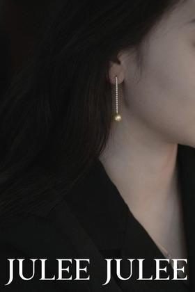 【618私藏专场】JULEEJULEE茱俪 18K黄金金珍珠耳坠