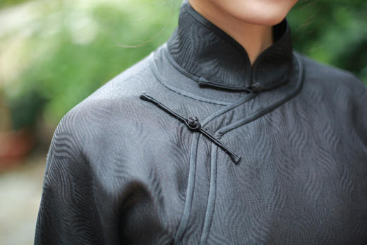 漫物记四经绞罗手缝边旗袍xys-122 商品图5