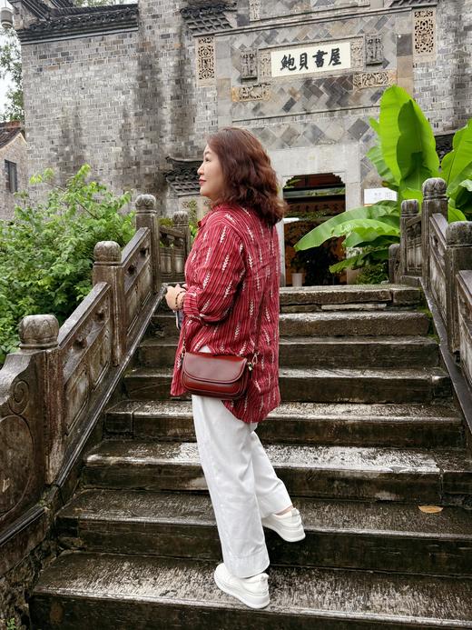 一周内发货👍【植鞣牛皮包包】花姐同款  ，肩带加长定制120厘米，植鞣牛皮，有光泽有质感，一共5个袋子，容量杠杠的 商品图9