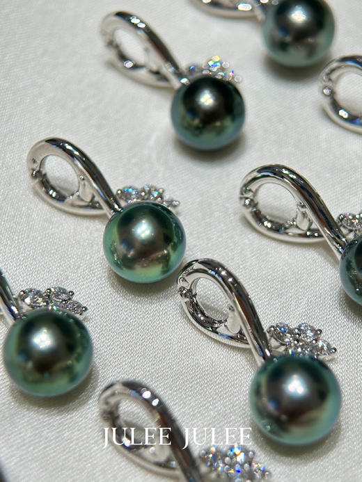 【618私藏专场】JULEEJULEE茱俪 8-8.5mm大溪地珍珠/金珠珍珠吊坠 商品图0