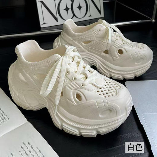 超软❗️ 实现“踩屎感”自由😂【HOHUOINIAN夏季新款厚底洞洞鞋】💰49.9秒杀！ 商品图6