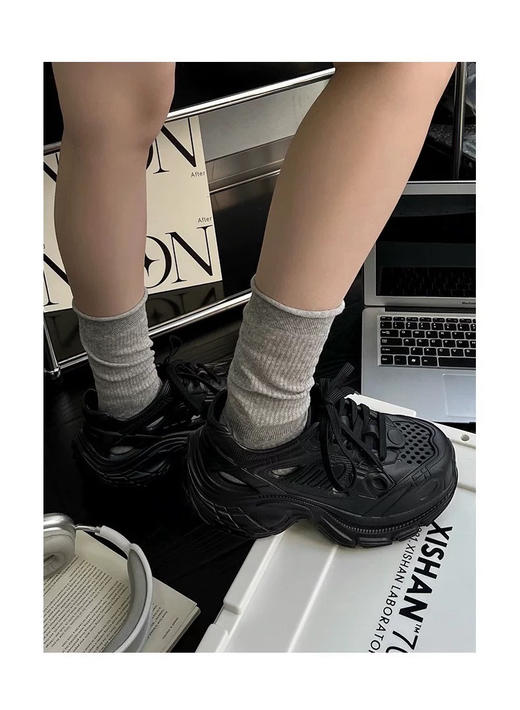 超软❗️ 实现“踩屎感”自由😂【HOHUOINIAN夏季新款厚底洞洞鞋】💰49.9秒杀！ 商品图10