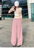🔥夏日必备❗这款休闲阔腿裤🙈秒变长腿女神🥰阔腿裤的流畅, 德芙般丝滑🍫！  【马吉拉同款撞色腰阔腿裤】 商品缩略图7