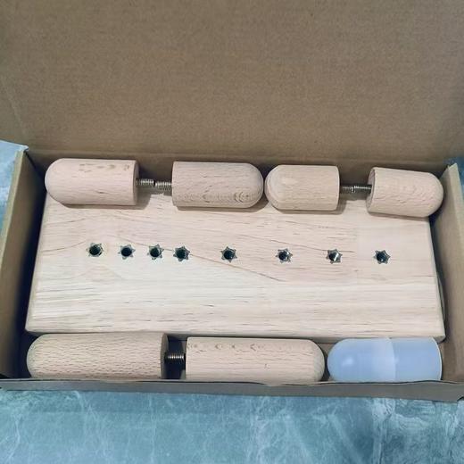 原始点不求人自我按推木板工具套装 自助按摩器 按摩板 套装 上下背部 头部 臀部原始点等腰间盘突按摩后背颈椎腰椎按摩器 商品图1